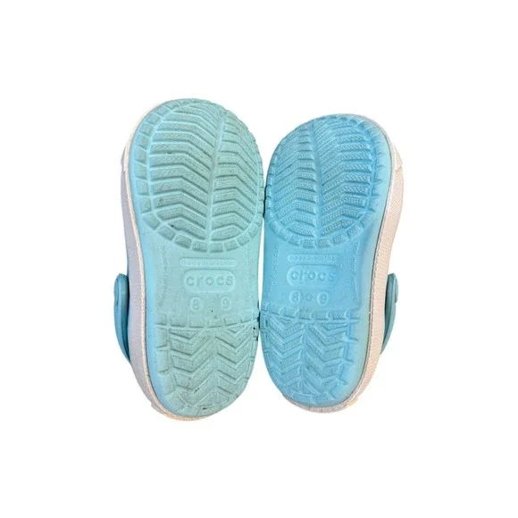 Kids Toddler Crocs Croc Band Clog Blue‎ size 8/9 - Picture 5 of 5